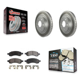 Front Coated Brake Rotor Ceramic Pad Kit For Chevrolet Traverse GMC Acadia Buick