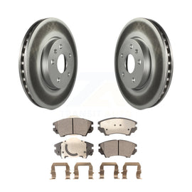 [Front] 2010-2015 Chevrolet Camaro LT LS Premium Coated Rotors & Ceramic Pads Brake Kit For Max Braking