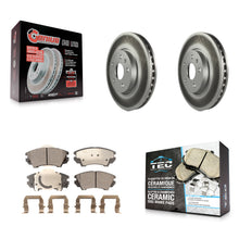 Charger l'image dans la galerie, [Front] 2010-2015 Chevrolet Camaro LT LS Premium Coated Rotors &amp; Ceramic Pads Brake Kit For Max Braking