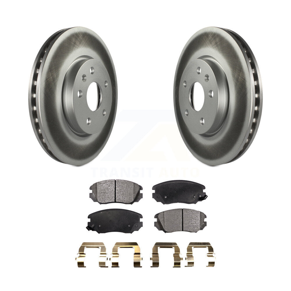 Front Coat Brake Rotors Ceramic Pad Kit For Chevrolet Equinox GMC Terrain Malibu