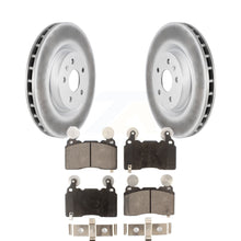 Load image into Gallery viewer, Front Coated Disc Brake Rotors And Ceramic Pads Kit For Chevrolet Camaro SS