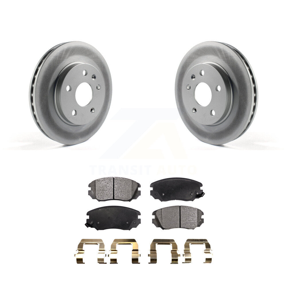 Front Coat Brake Rotor Ceramic Pad Kit For Chevrolet Malibu Buick LaCrosse Regal