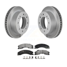 Charger l&#39;image dans la galerie, Front Coat Brake Rotors Ceramic Pad Kit For Chevrolet Silverado 2500 HD GMC 3500