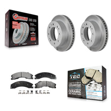 Load image into Gallery viewer, Front Coat Brake Rotors Ceramic Pad Kit For Chevrolet Silverado 2500 HD GMC 3500