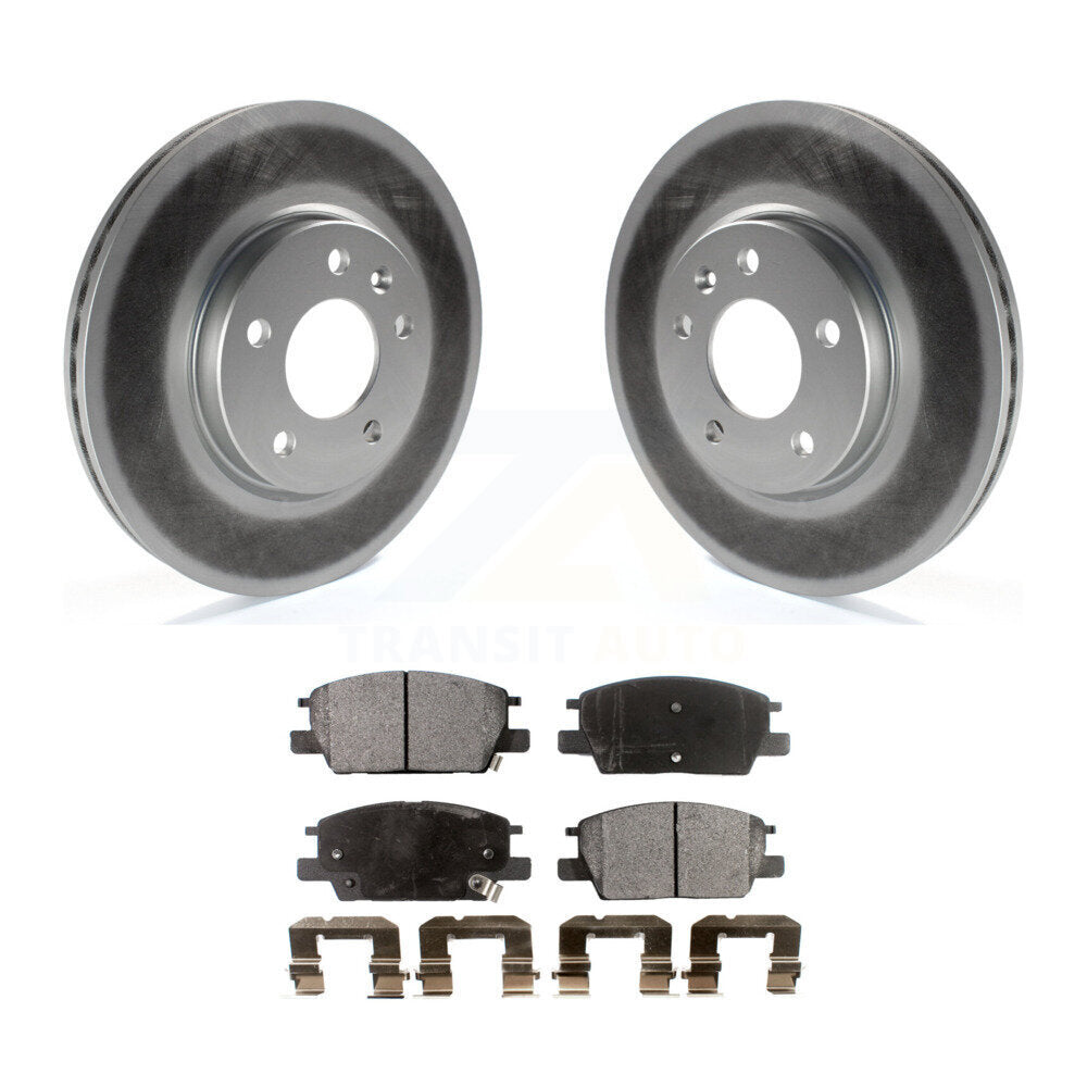 Front Coat Brake Rotors Ceramic Pad Kit For Chevrolet Equinox Malibu GMC Terrain