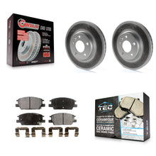 Charger l'image dans la galerie, Front Coat Brake Rotors Ceramic Pad Kit For Chevrolet Equinox Malibu GMC Terrain