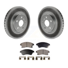 Charger l&#39;image dans la galerie, Front Coated Brake Rotor &amp; Ceramic Pad Kit For Chevrolet Buick Encore Trax Sonic