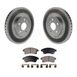 [Front] 2013-2014 Chevrolet Sonic RS Premium Coated Rotors & Ceramic Pads Brake Kit For Max Braking