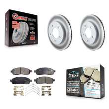 Charger l'image dans la galerie, Front Coat Brake Rotor Ceramic Pad Kit For 2004 Ford F-150 4WD With 5 Lug Wheels