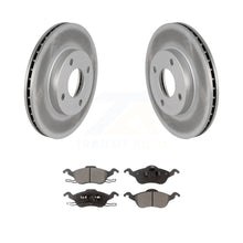 Load image into Gallery viewer, Front Coated Disc Brake Rotors And Ceramic Pads Kit For Ford Focus