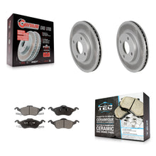 Charger l'image dans la galerie, Front Coated Disc Brake Rotors And Ceramic Pads Kit For Ford Focus