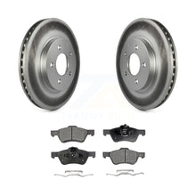 Charger l&#39;image dans la galerie, Front Coated Brake Rotor &amp; Ceramic Pad Kit For Ford Escape Mercury Mariner Mazda