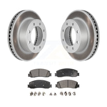 Load image into Gallery viewer, Front Coat Disc Brake Rotors Ceramic Pad Kit For Ford F-350 Super Duty F-250 4WD