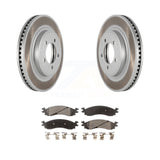 Front Coat Disc Brake Rotor Ceramic Pad Kit For Ford Explorer Sport Trac Mercury