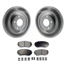 Charger l&#39;image dans la galerie, Front Coated Disc Brake Rotors And Ceramic Pads Kit For Ford Edge Lincoln MKX