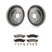 Load image into Gallery viewer, Front Coated Disc Brake Rotors And Ceramic Pad Kit For 2010-2012 Ford Taurus SHO