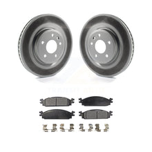 Load image into Gallery viewer, Front Coated Disc Brake Rotors And Ceramic Pads Kit For 2009-2010 Lincoln MKS