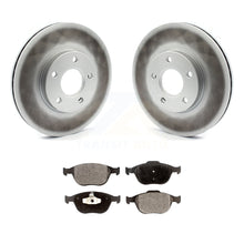 Charger l&#39;image dans la galerie, Front Coated Disc Brake Rotor Ceramic Pad Kit For 2010-2013 Ford Transit Connect