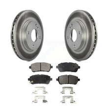 Load image into Gallery viewer, Front Coated Disc Brake Rotors And Ceramic Pads Kit For Ford Fiesta