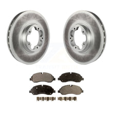 Charger l&#39;image dans la galerie, Front Coated Disc Brake Rotor &amp; Ceramic Pad Kit For Ford Transit-250 Transit-350