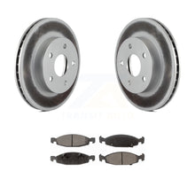 Load image into Gallery viewer, Front Coated Disc Brake Rotors And Ceramic Pads Kit For Jeep Grand Cherokee