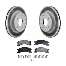 Load image into Gallery viewer, Front Coated Disc Brake Rotors And Ceramic Pads Kit For Jeep Grand Cherokee