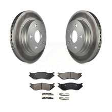 Load image into Gallery viewer, Front Coated Disc Brake Rotors And Ceramic Pads Kit For Dodge Ram 1500 Durango