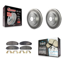 Charger l'image dans la galerie, Front Coat Brake Rotor Ceramic Pad Kit For Dodge Charger Chrysler 300 Challenger