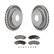 Charger l&#39;image dans la galerie, Front Coated Brake Rotors Ceramic Pad Kit For Dakota Dodge Mitsubishi Raider Ram