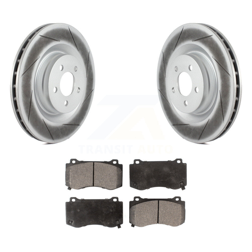 Front Coat Brake Rotor Ceramic Pad Kit For Dodge Charger Chrysler 300 Challenger