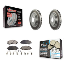 Charger l'image dans la galerie, Front Coat Brake Rotor Ceramic Pad Kit For Jeep Dodge Patriot Mitsubishi Compass