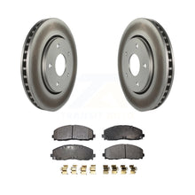 Load image into Gallery viewer, Front Coated Disc Brake Rotors And Ceramic Pads Kit For Dodge Grand Caravan