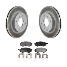 Load image into Gallery viewer, Front Coated Disc Brake Rotors And Ceramic Pads Kit For INFINITI G20