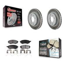 Charger l'image dans la galerie, Front Coated Disc Brake Rotors And Ceramic Pads Kit For INFINITI G20