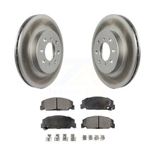 Load image into Gallery viewer, Front Coat Brake Rotors Ceramic Pad Kit For 1997 Honda Civic LX with 4-Wheel ABS