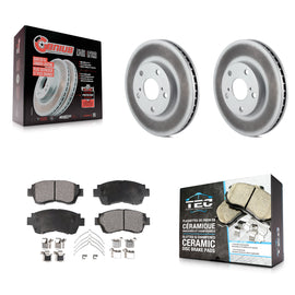 Front Coat Disc Brake Rotor Ceramic Pad Kit For Toyota Camry Sienna Avalon Lexus