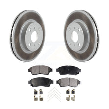 Charger l&#39;image dans la galerie, Front Coated Brake Rotors Ceramic Pad Kit For 1993-1997 Toyota Corolla Geo Prizm