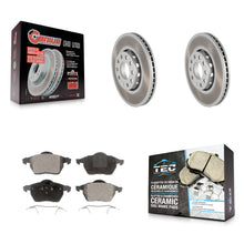 Charger l'image dans la galerie, Front Coat Brake Rotors Ceramic Pad Kit For Volkswagen Passat Audi A4 Quattro A6
