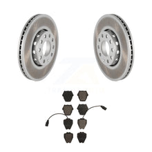 Load image into Gallery viewer, Front Coated Brake Rotor &amp; Ceramic Pad Kit For Volkswagen Passat Audi A4 Quattro