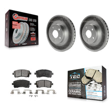 Charger l'image dans la galerie, Front Coated Disc Brake Rotor Ceramic Pad Kit For Subaru Legacy Forester Outback