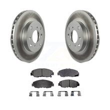 Charger l&#39;image dans la galerie, Front Coated Brake Rotors Ceramic Pad Kit For 98-02 Honda Accord Sedan with 2.3L