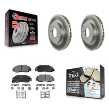 Charger l'image dans la galerie, [Front] 1993-1994 Honda Prelude VTEC Premium Coated Rotors &amp; Ceramic Pads Brake Kit For Max Braking