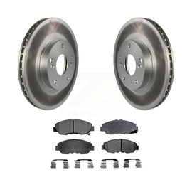 [Front] 2011 Honda Civic GX Premium Coated Rotors & Ceramic Pads Brake Kit For Max Braking