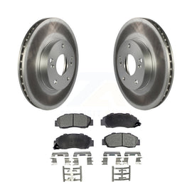 [Front] 1998-2002 Honda Accord 3.0L Premium Coated Rotors & Ceramic Pads Brake Kit For Max Braking