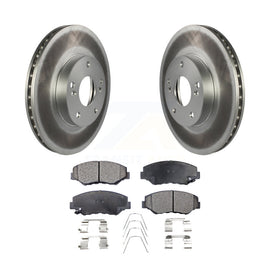 Front Coat Brake Rotors Ceramic Pad Kit For Honda Accord Civic Element Fit Acura