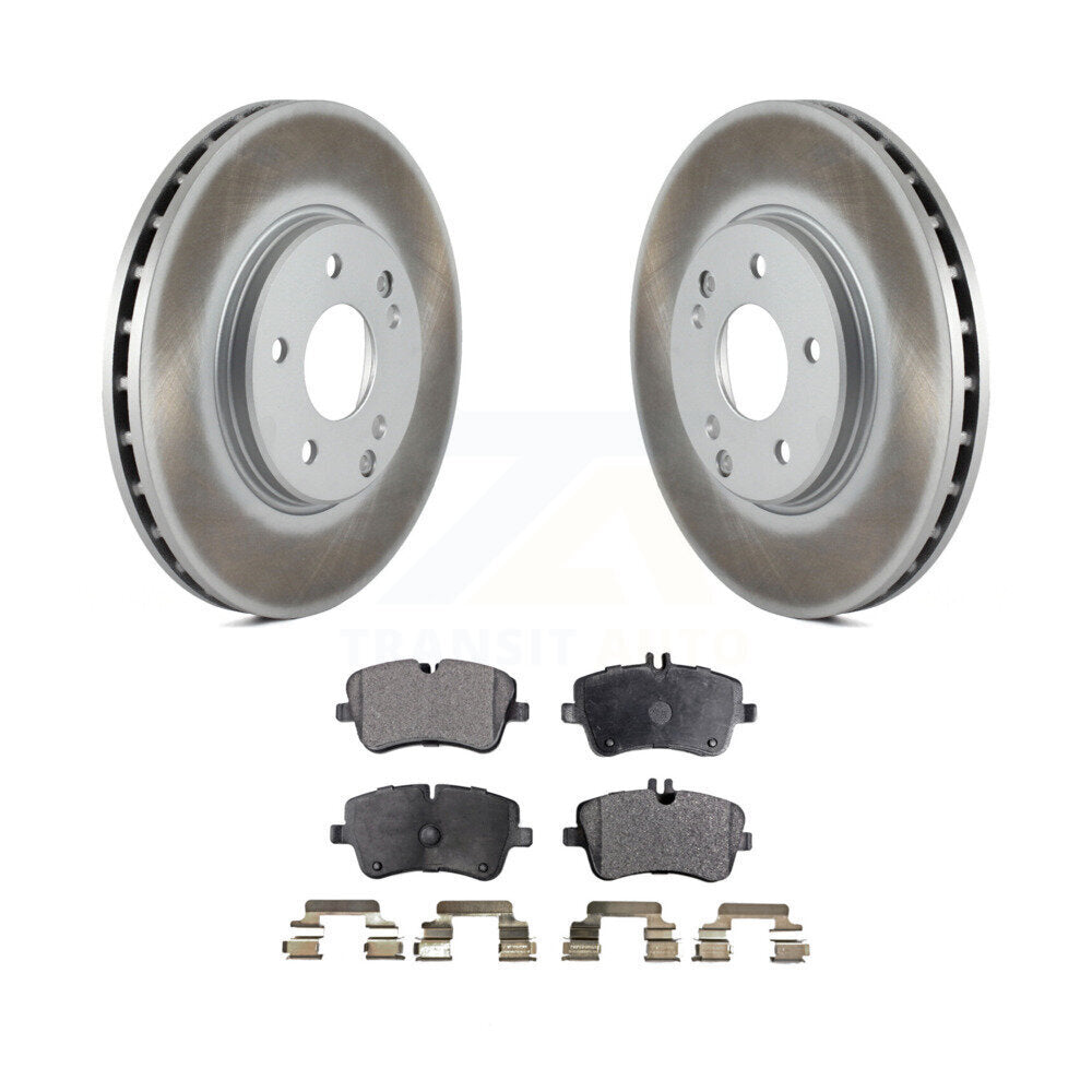 Front Coated Brake Rotor Ceramic Pad Kit For Mercedes-Benz C240 CLK350 C320 C280