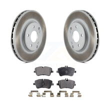 Charger l&#39;image dans la galerie, Front Coated Brake Rotor Ceramic Pad Kit For Mercedes-Benz C240 CLK350 C320 C280