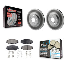 Load image into Gallery viewer, Front Coated Disc Brake Rotors And Ceramic Pads Kit For Honda Pilot Accord