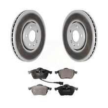 Load image into Gallery viewer, Front Coated Disc Brake Rotor &amp; Ceramic Pad Kit For Volkswagen Jetta Beetle Golf