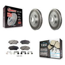 Charger l'image dans la galerie, [Front] 2004-2006 Lexus ES330 Premium Coated Rotors &amp; Ceramic Pads Brake Kit For Max Braking
